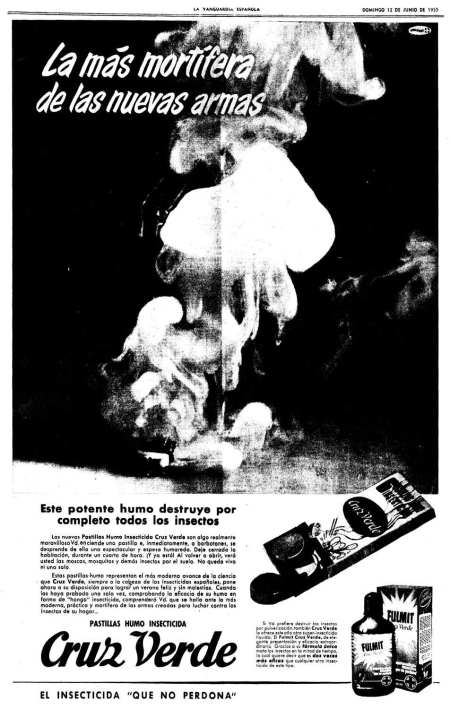 Foto 2. Anuncio publicitario aparecido en el periódico La Vanguardia en 1955.