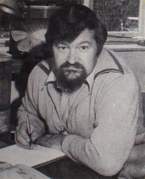 Foto 2. Imagen de Michael Chinery que aparece en la contraportada del libro.