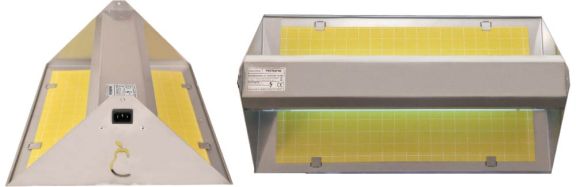 Foto 1. Aparato de luz UV de tipo insectocaptor.