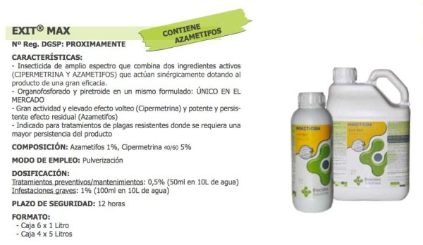 Fig 1. Imagen del catálogo de Biocides Solutions 2014.